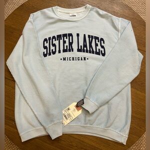 Sister Lakes Light Blue Vintage Sweater